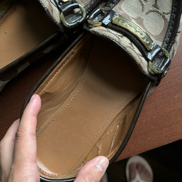 Authentic Coach signature C loafers size 6.5 - Picture 5 of 7